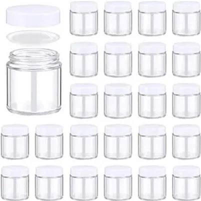 ขวดเครื่องสำอางสีขาว